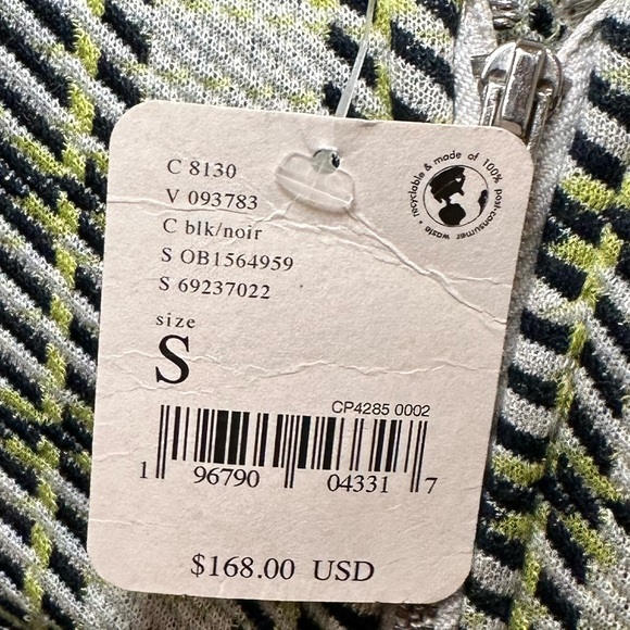 Free People Gingham wide leg jumpsuit in green. - Picture 10 of 11